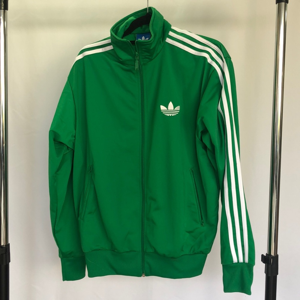 Classic Adidas 3-Stripe Track Jacket